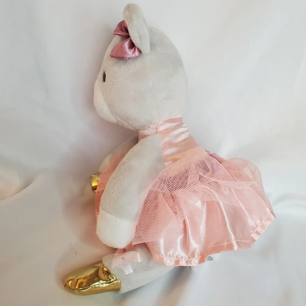 Duck‎ Duck Goose Baby Plush Bear Ballerina Pink dress Pink Ballet Shoes